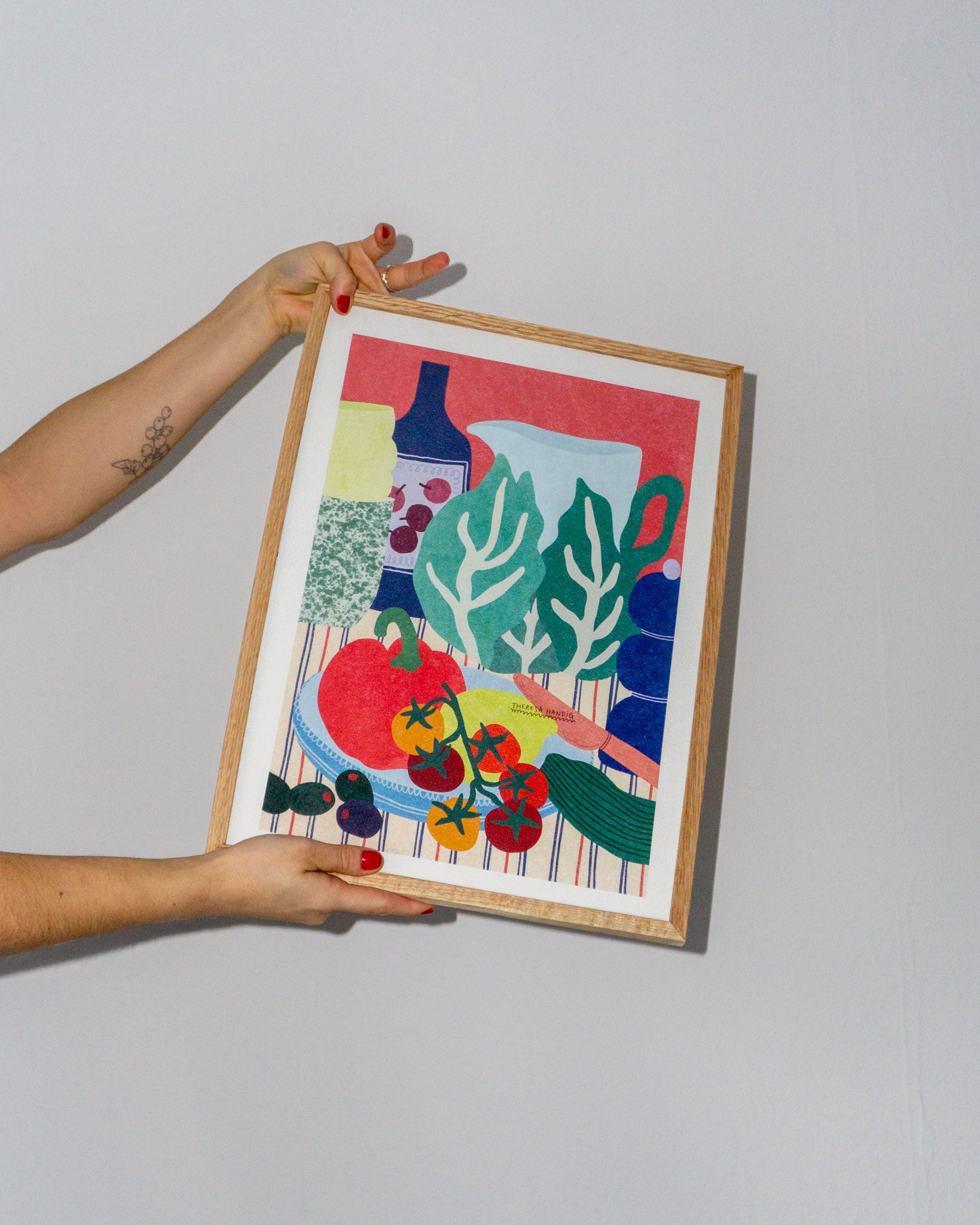 Vino e cavolo - Kunstdruck